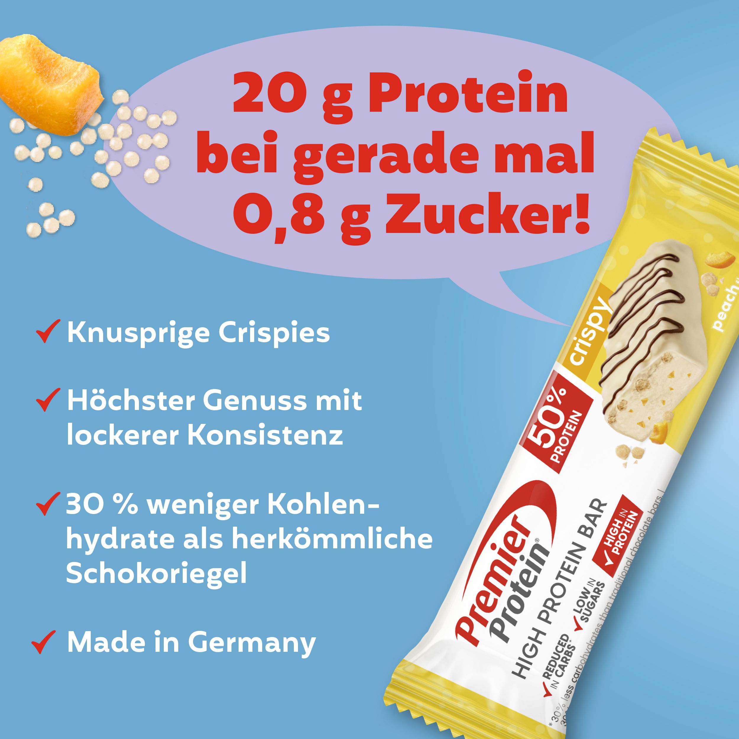 PREMIER PROTEIN High Protein Riegel