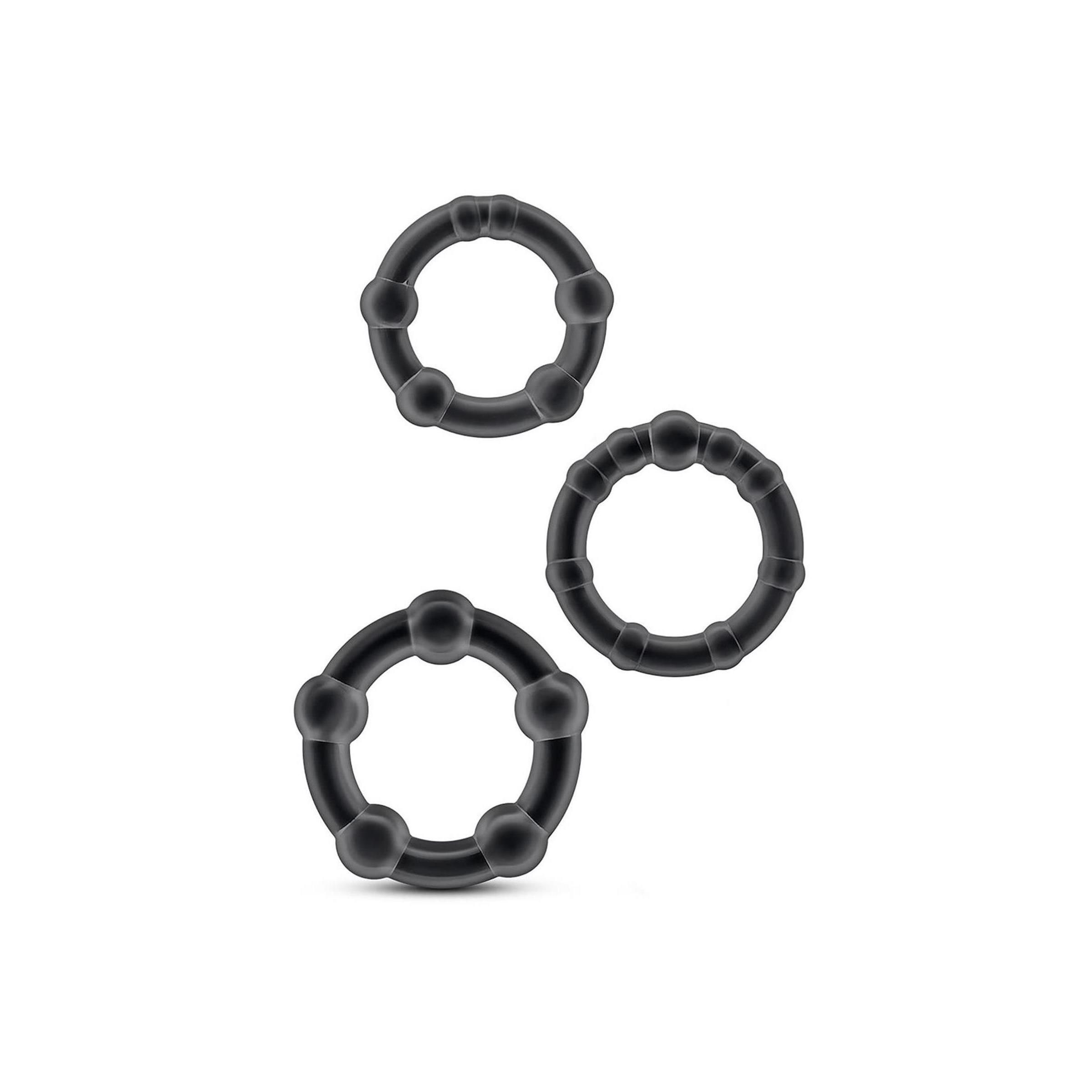 Blush - STAY HARD BEADED COCKRINGS