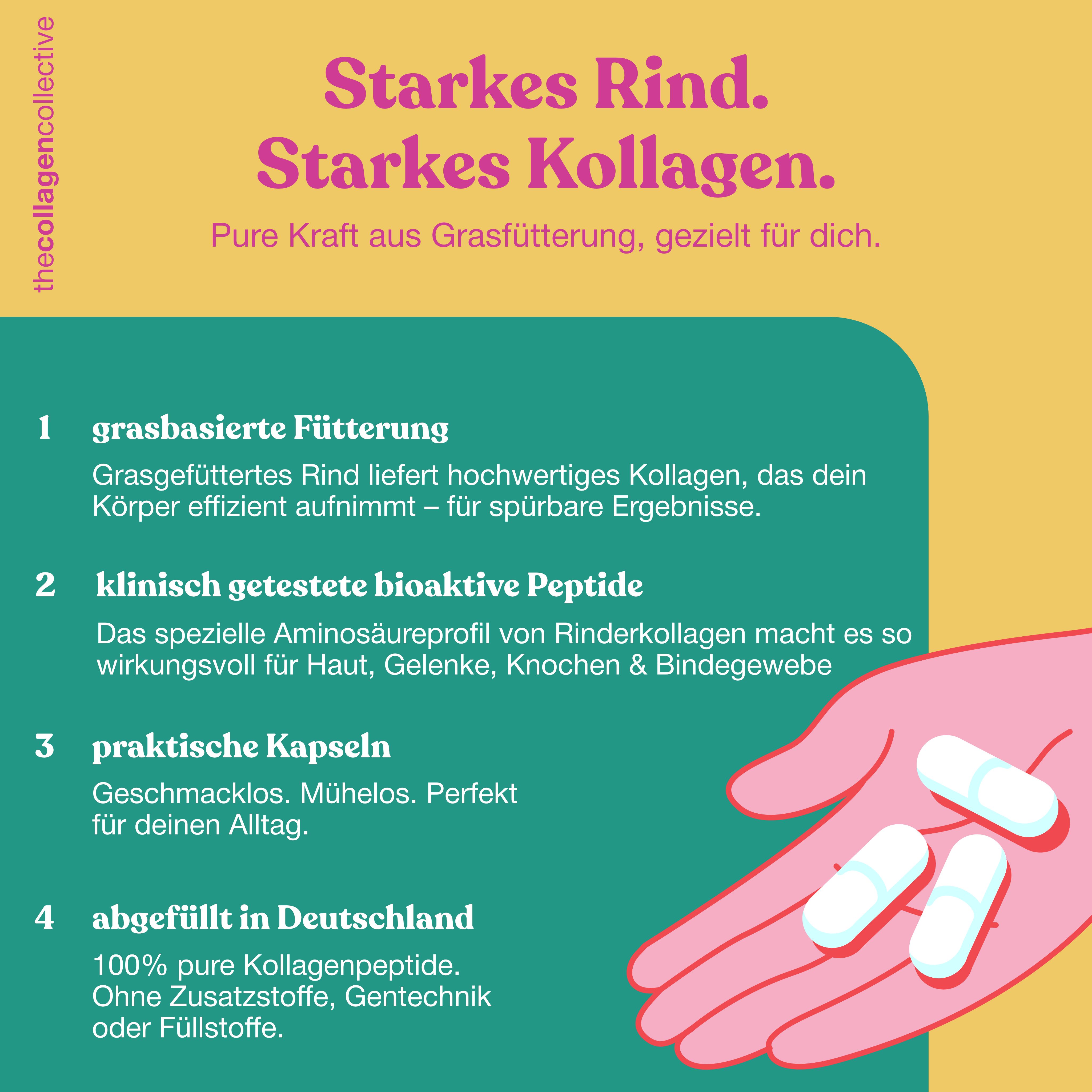 Rinder Kollagen Kapseln