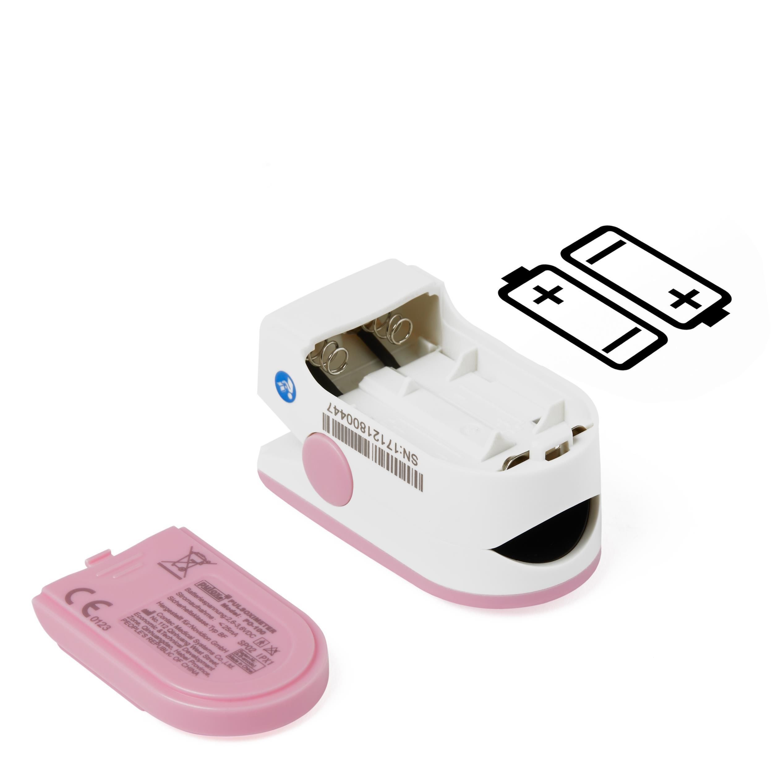 Pulox PO-100 Solo - Finger-Pulsoximeter - Pink