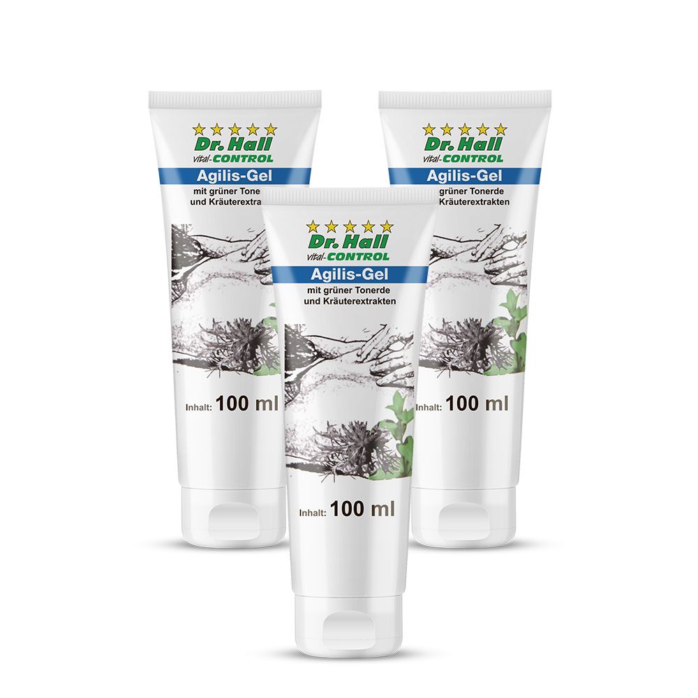 Dr. Hall Agilis-Gel, 3er Pack