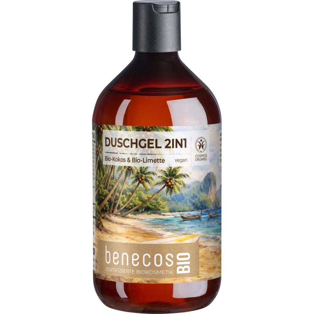 Benecos LE Duschgel Kokos & Limette 500 ml