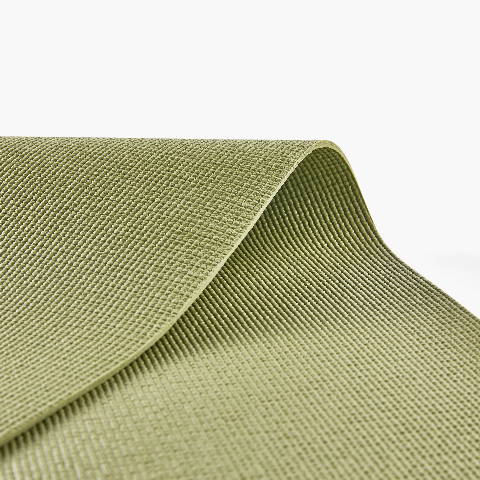 Myga Yogamatte - Moosgrün- Rutschfeste Übungsmatte für Yoga & Fitness