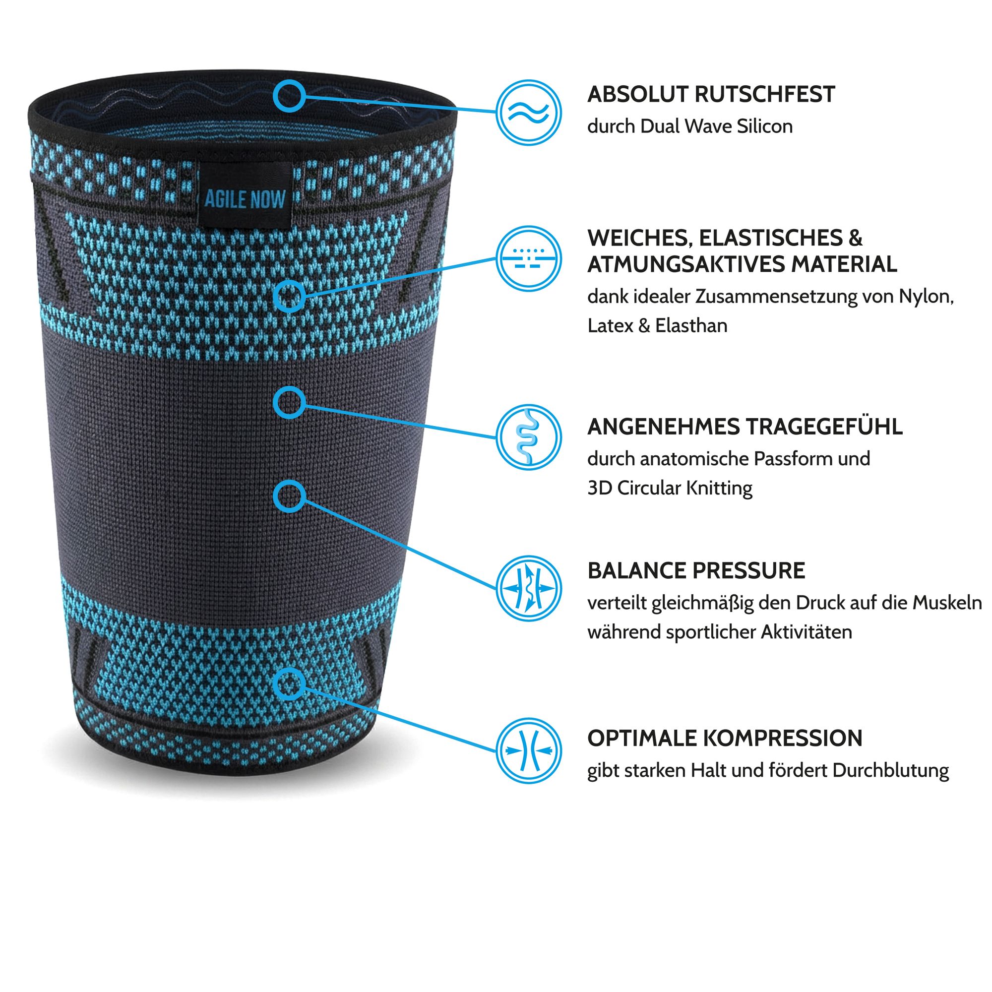 AGILE NOW Oberschenkelbandage