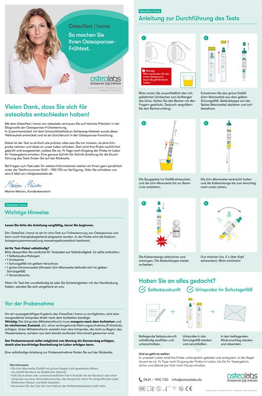 medivere diagnostics Osteoporose Test