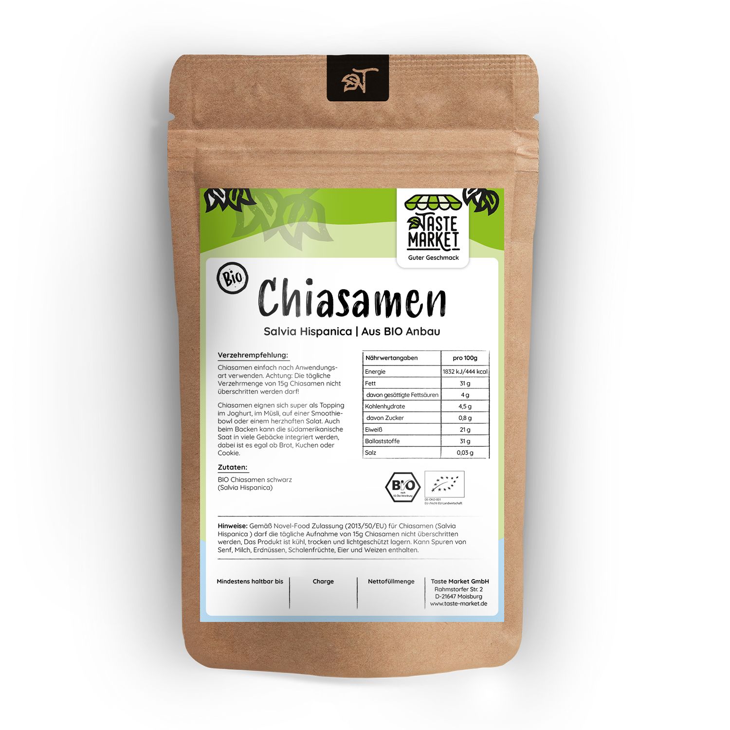 Taste Market Bio Chiasamen
