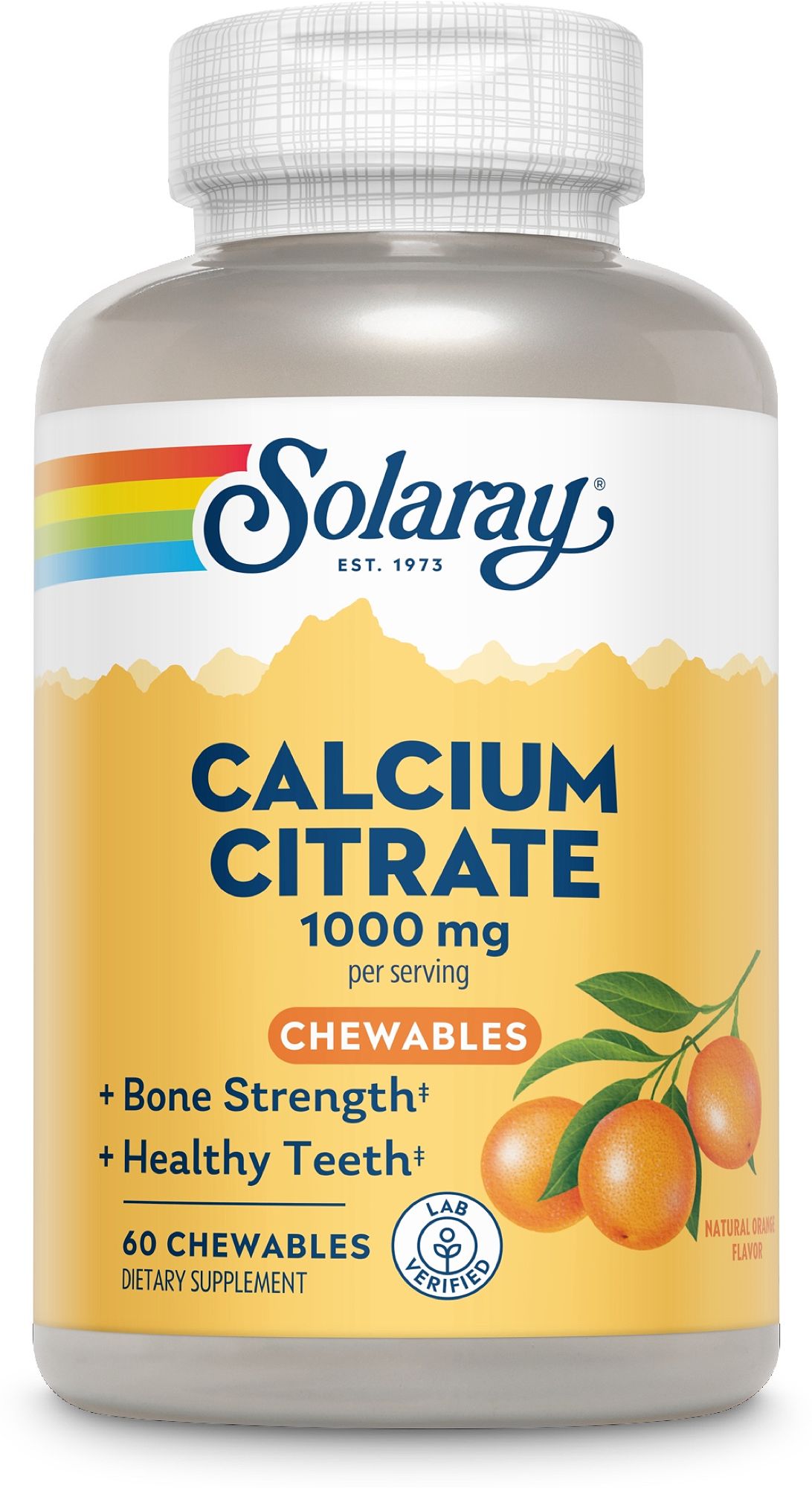 Calciumcitrat 1000 mg Solaray Kautabletten 60 St