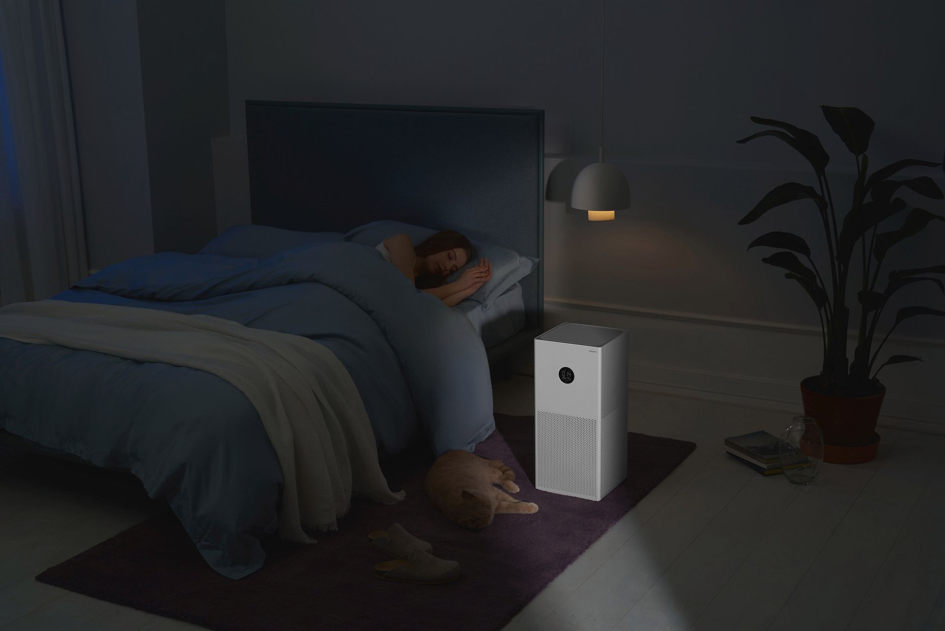 Xiaomi Mi Smart Air Purifier 4 Lite weiß Smarter Luftreiniger Luftqualität Touch