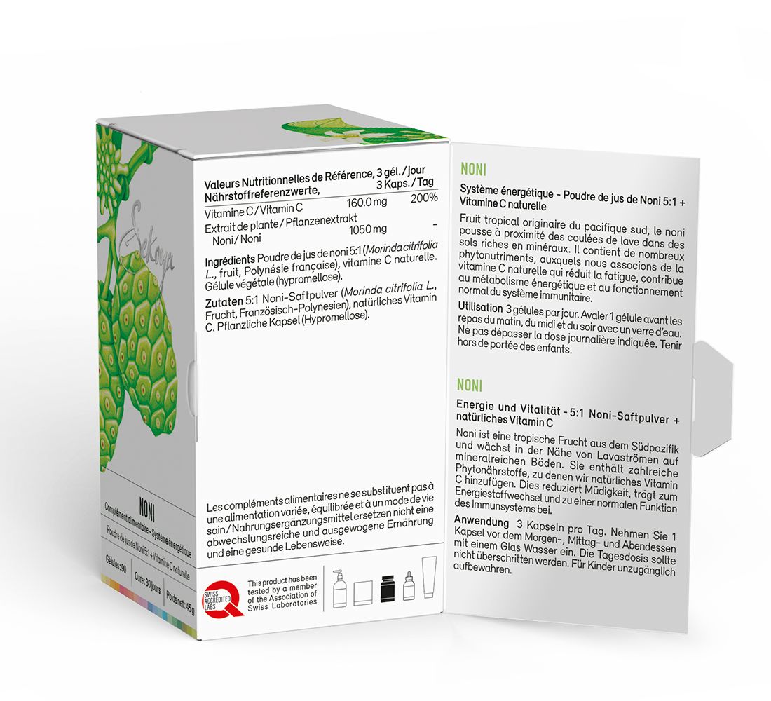 Sekoya Swiss - Noni | Extrakt aus Noni-Saft