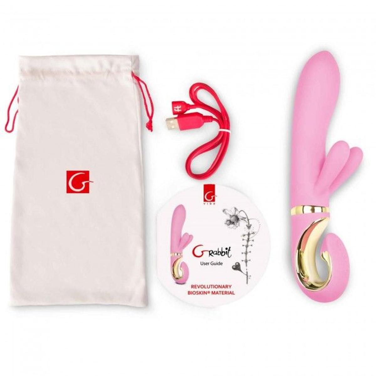 Rabbitvibrator 'G-Rabbit' | 6 Vibrationsmodi G-Vibe 1 St Vibrator