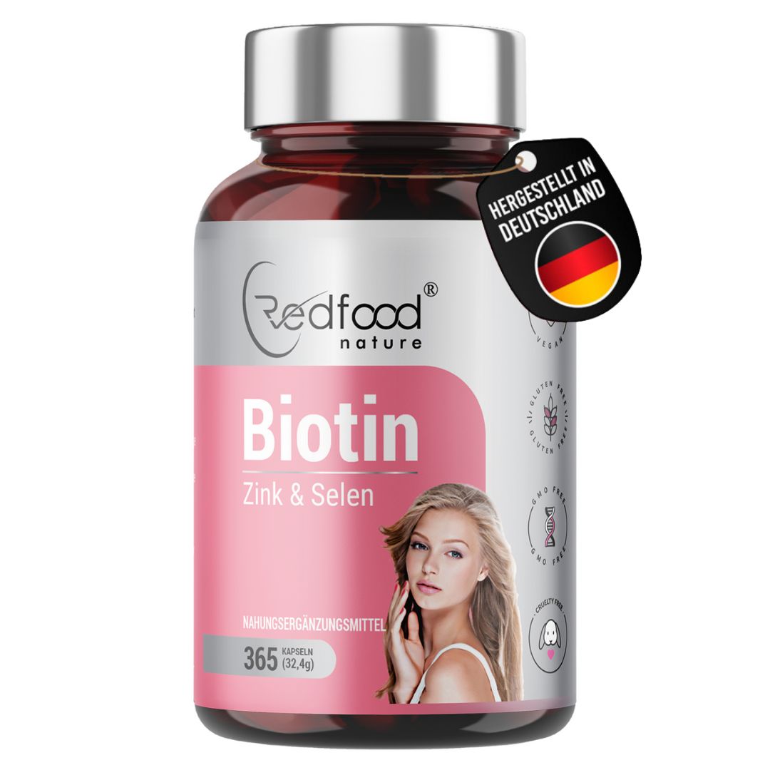 Redfood® Biotin for Women 365 St Kapseln