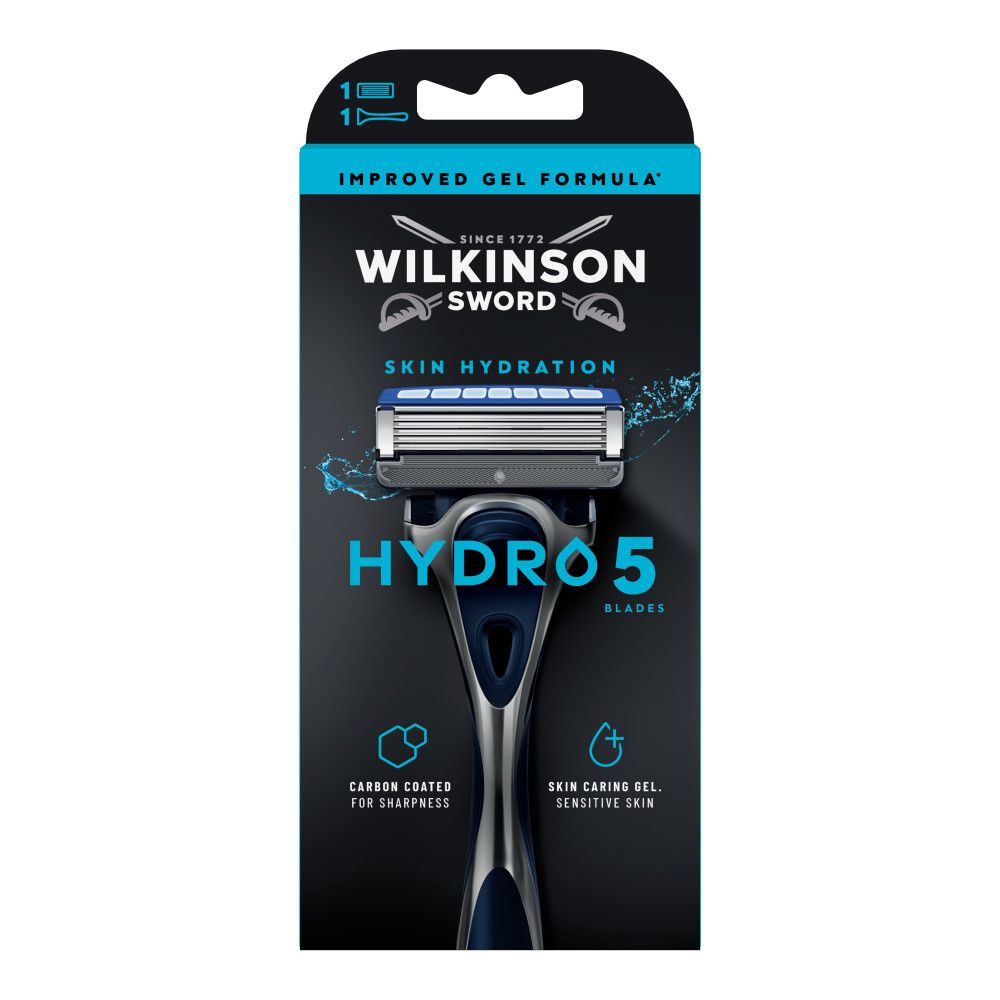 Wilkinson Sword Hydro 5 Skin Hydration Rasierer mit 1 Ersatzklinge.