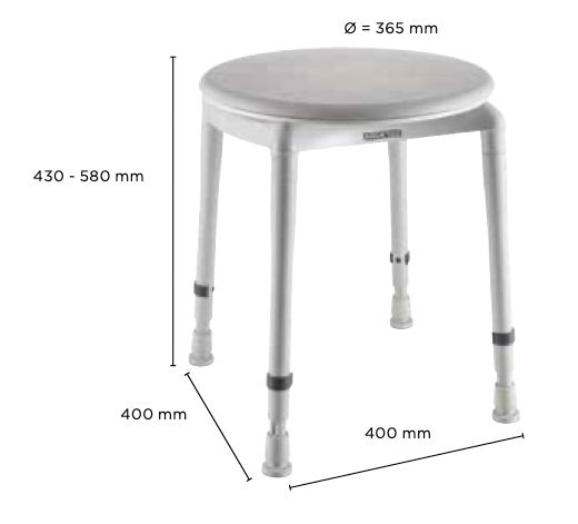 Aquatec Duschhocker Disk on Dot