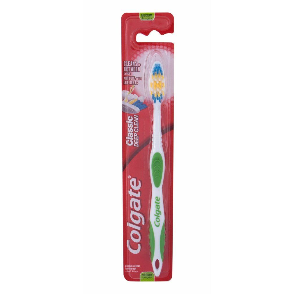 Colgate - Klassische Deep Clean-Zahnbürste – mittelgroß