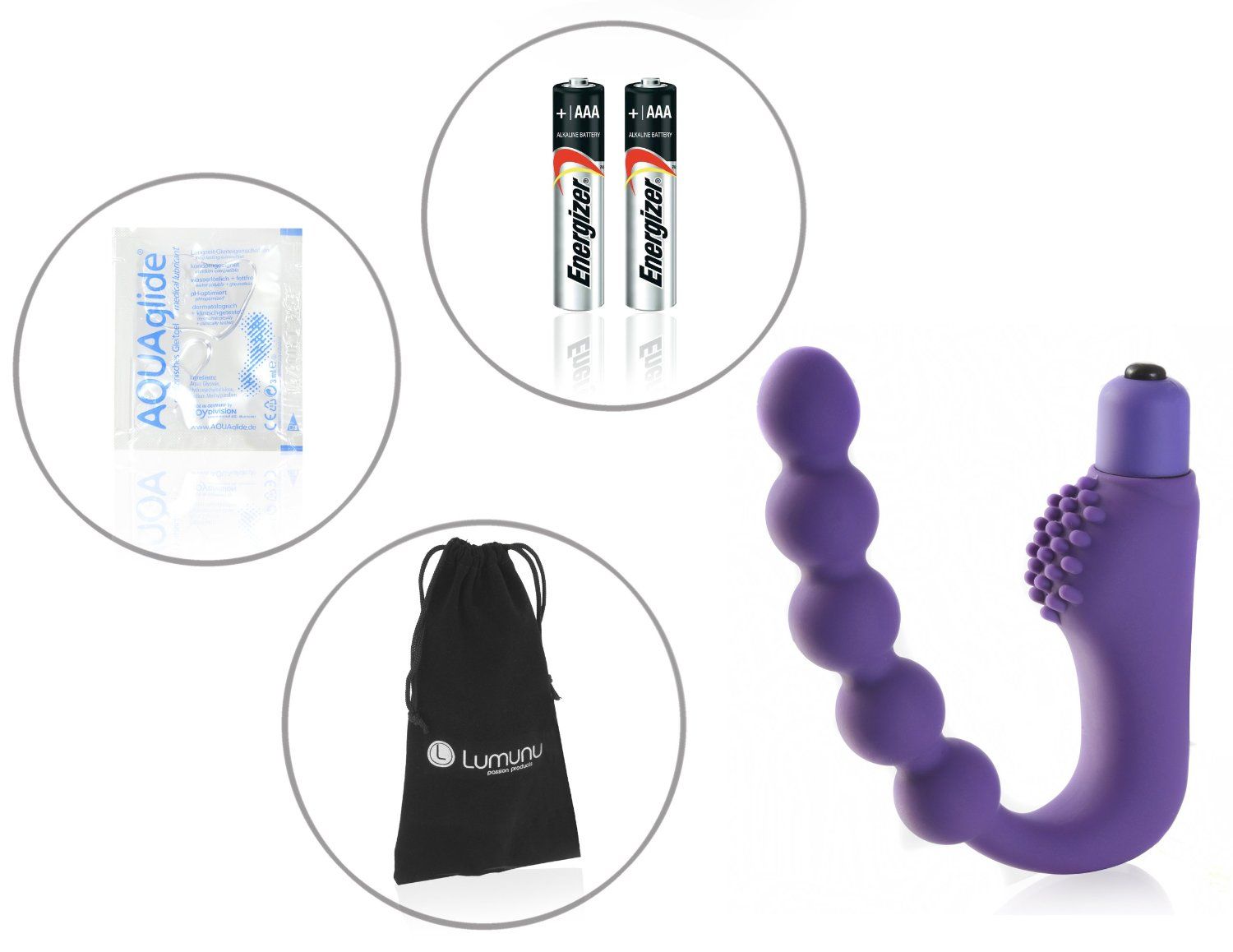 Lumunu Silikon Analvibrator "Crazy Boy"