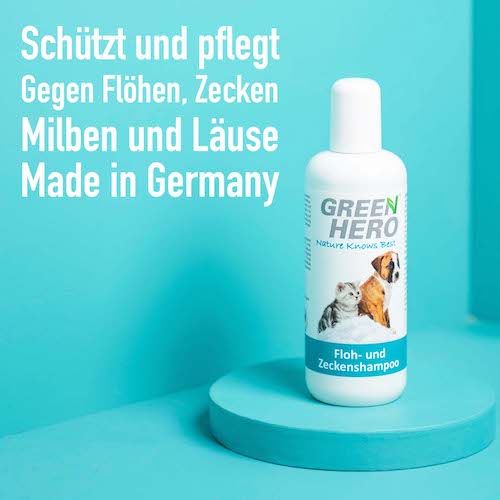 GreenHero Floh- und Zeckenshampoo