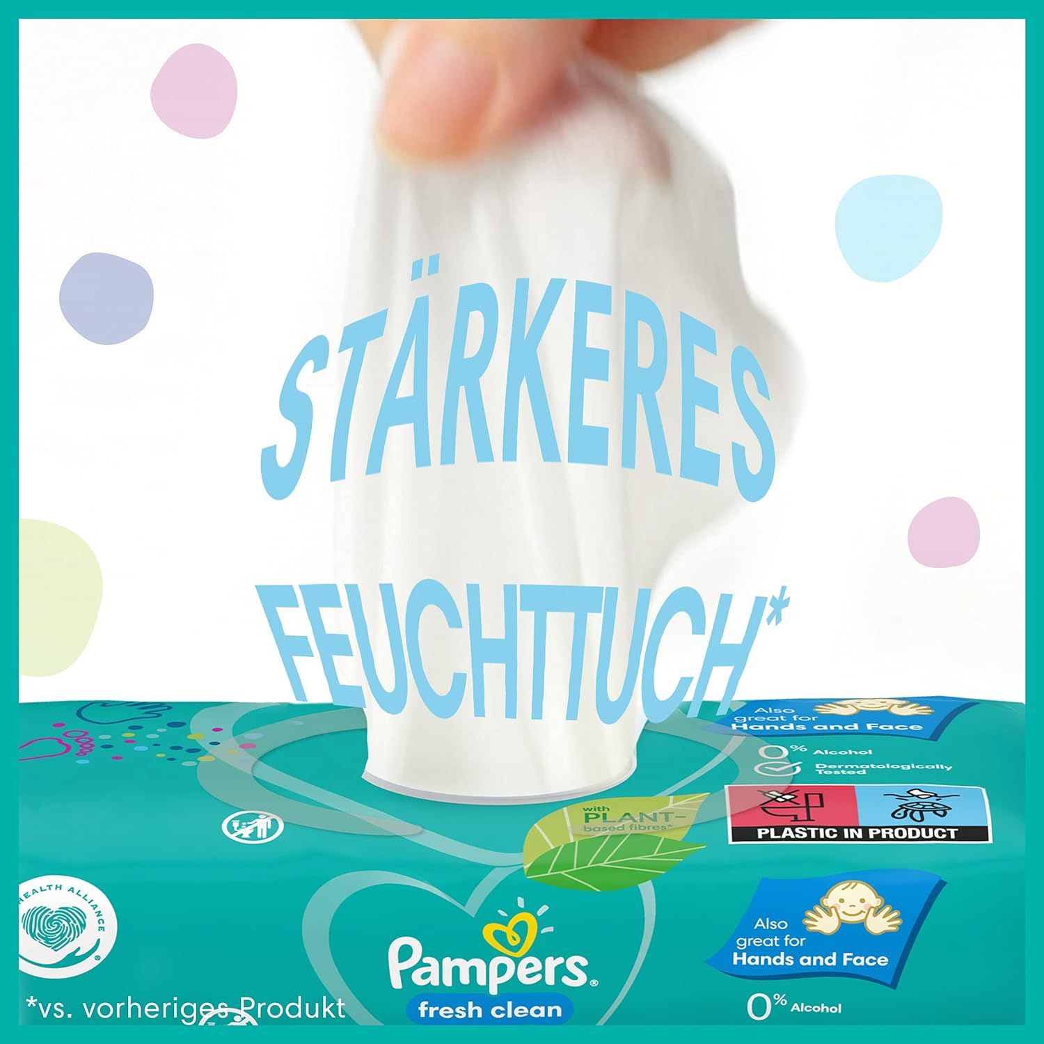 Pampers Fresh Clean Feuchttücher 1 Packungen = 624 Feuchttücher