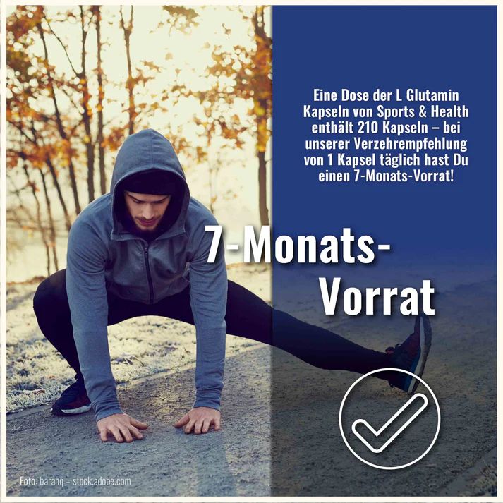 Sports & Health L Glutamin Kapseln