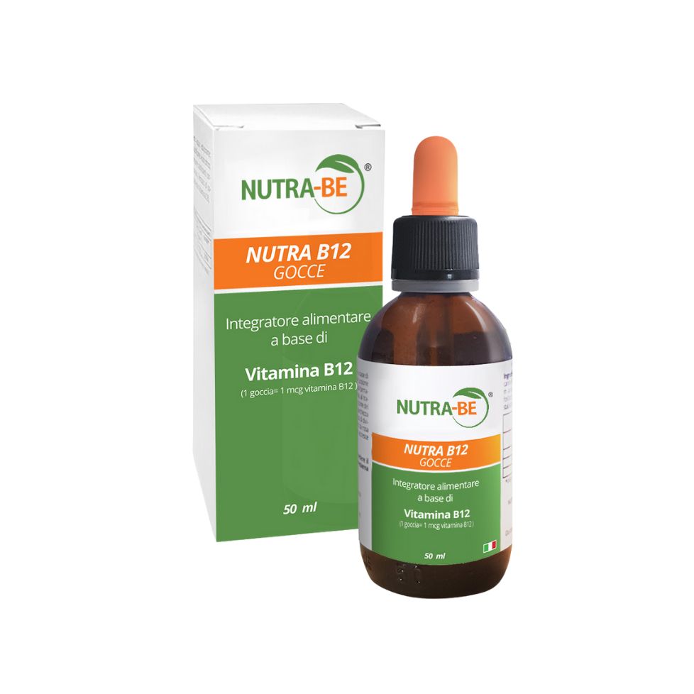 Nutra B12 50 ml - Vitamina B12 Liquida ad Alta Assorbibilità – Energia e Sistema Nervoso