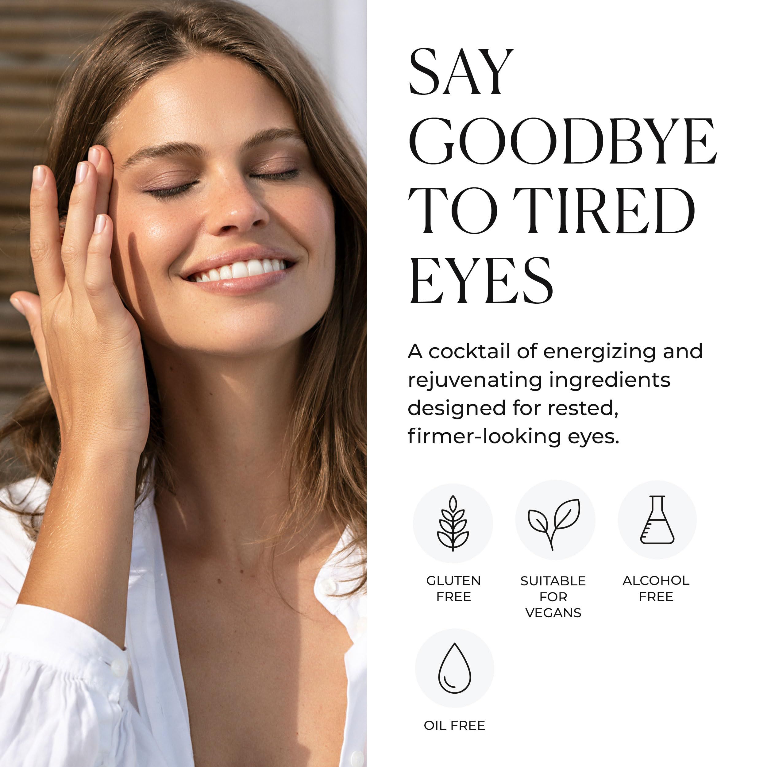 c+c vitamin eye no stress gel-cream with ginseng