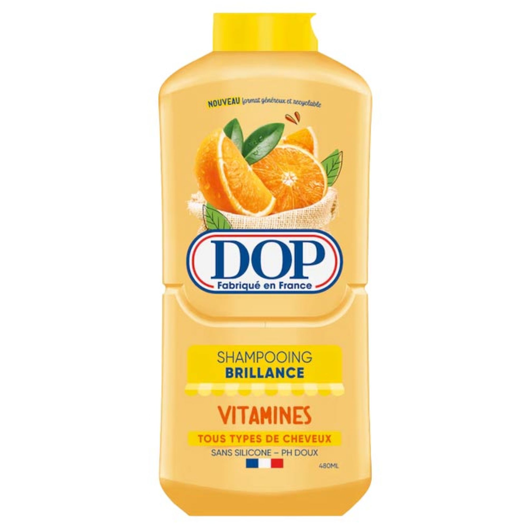 Dop Shampoo Brillance Vitamins Alle Haartypen 4 8x5,6x19,6 cm