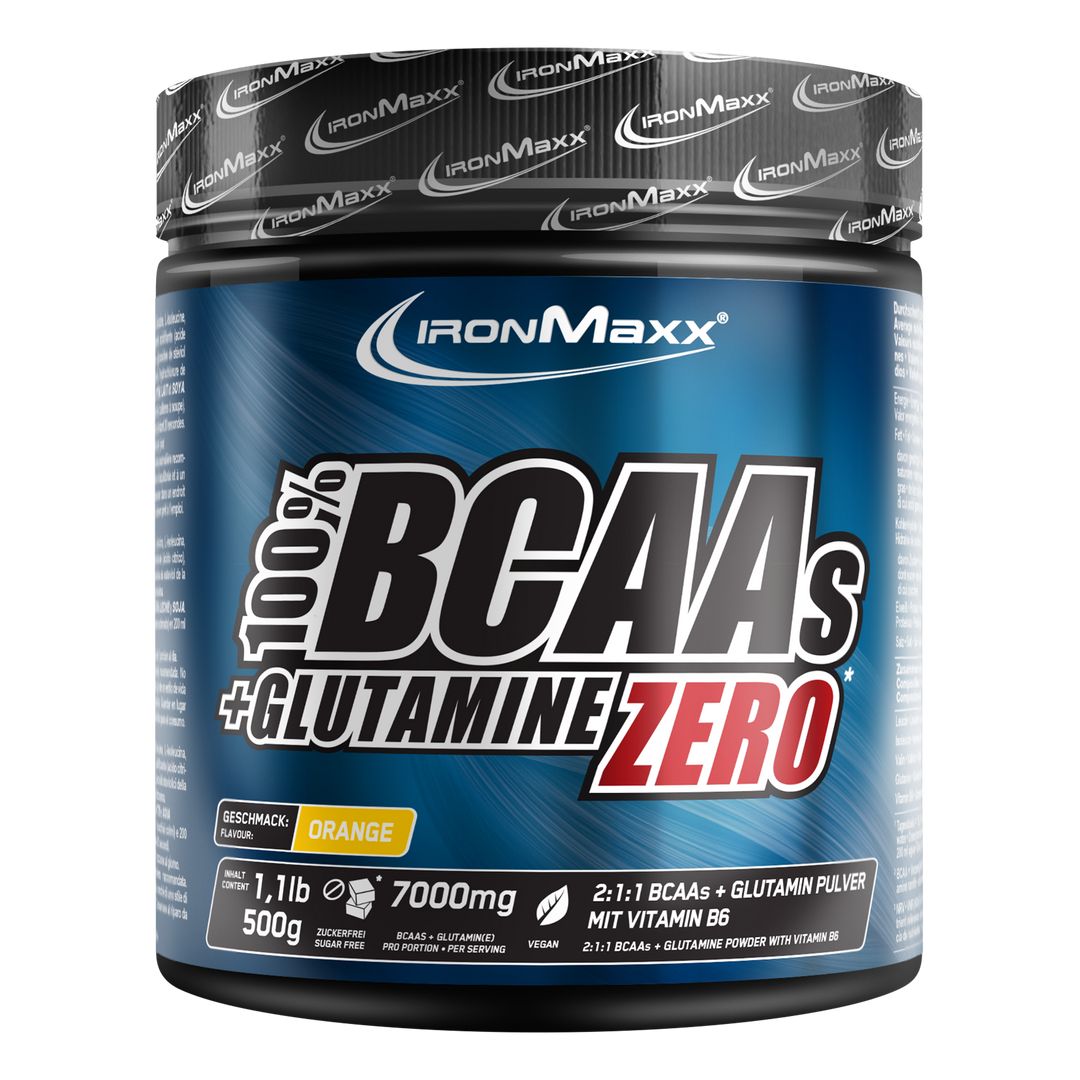 IronMaxx 100% BCAAs + Glutamine Zero 500 g