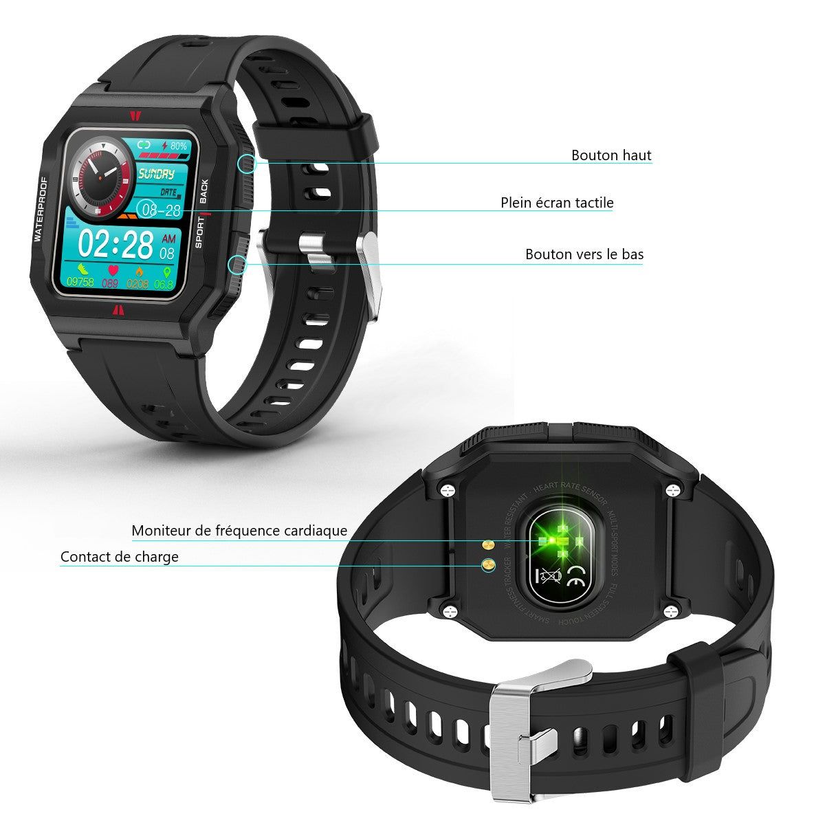 Platyne Multifunktionale Smartwatch