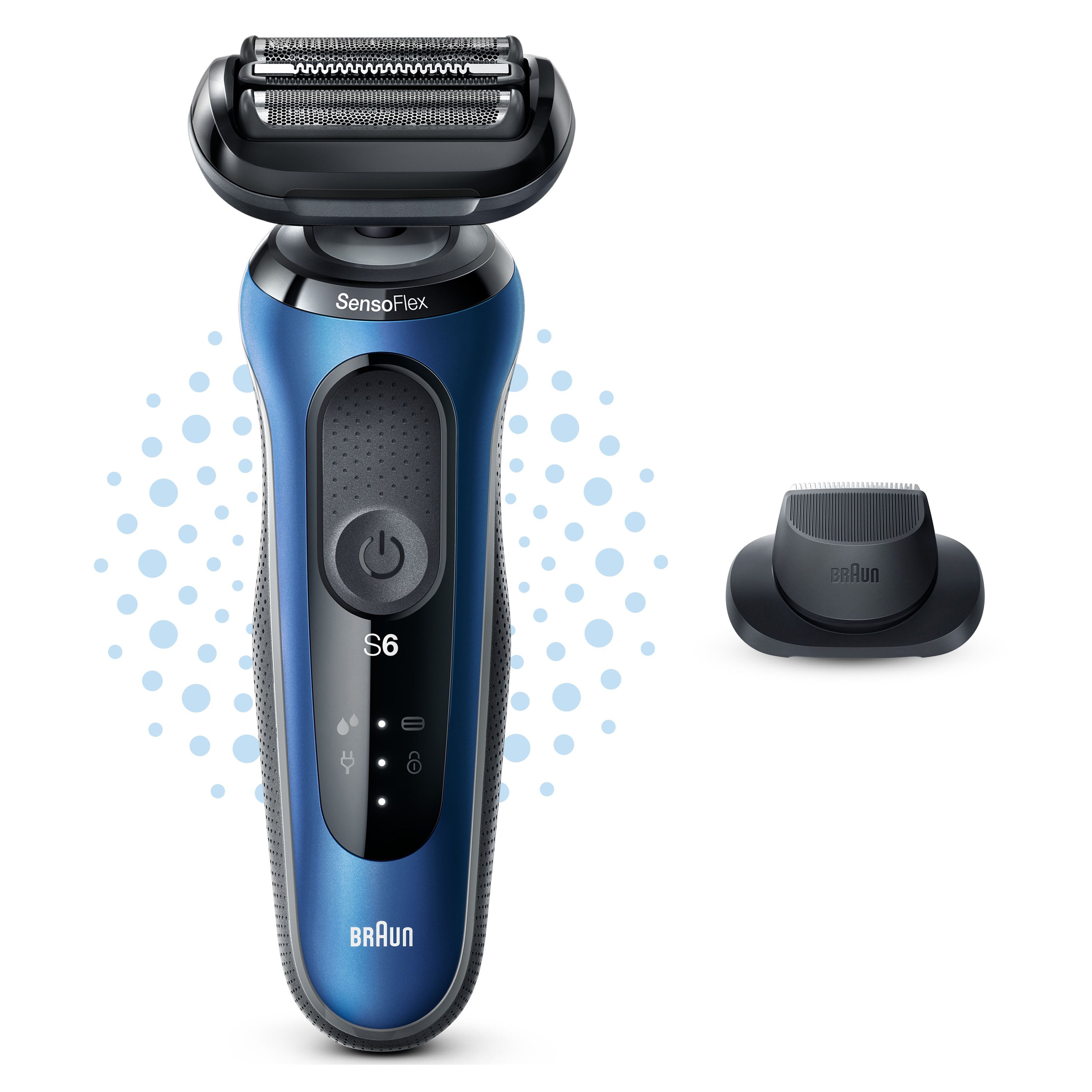Braun - Elektrischer Rasierer für Männer "Series 6 60-B1200s" in Blau