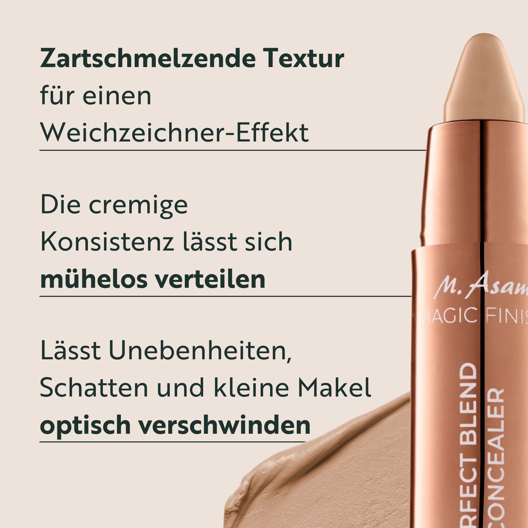 M. Asam MAGIC FINISH Perfect Blend Concealer Nude