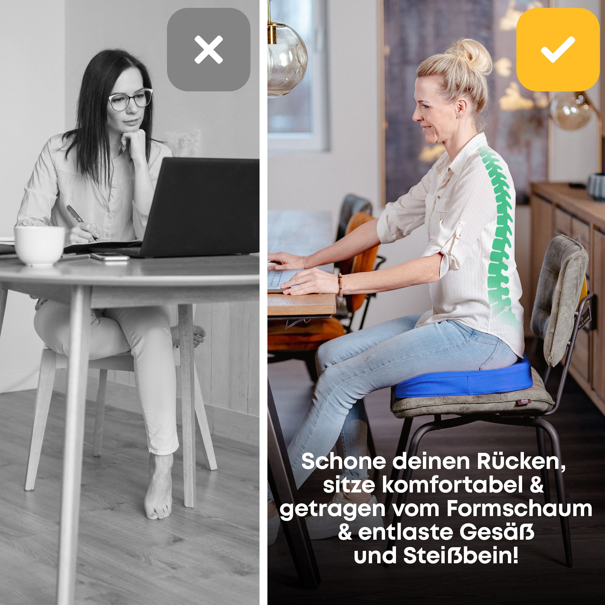 SANTERGO Orthopädisches Sitzkissen