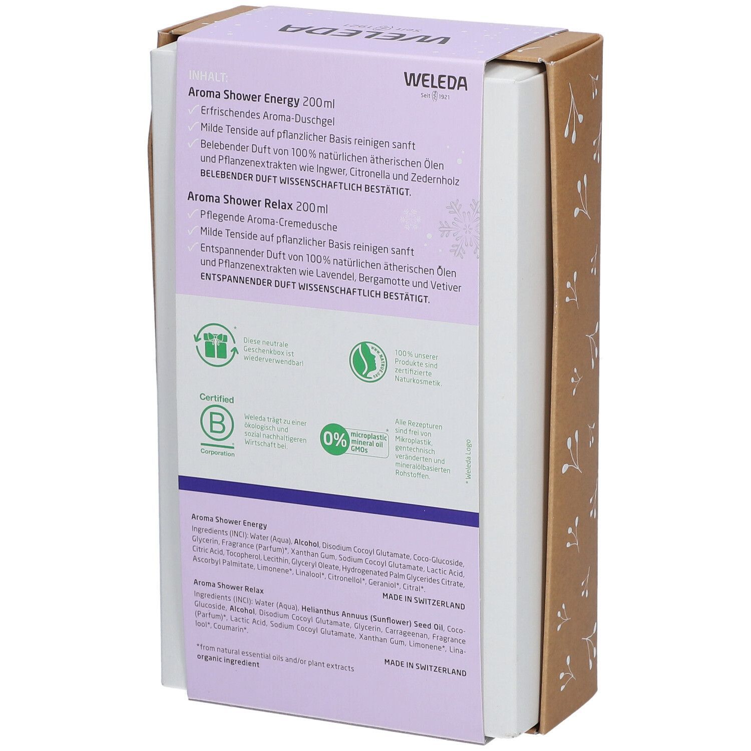 Weleda Geschenkset Dusch Duo Relax & Energy