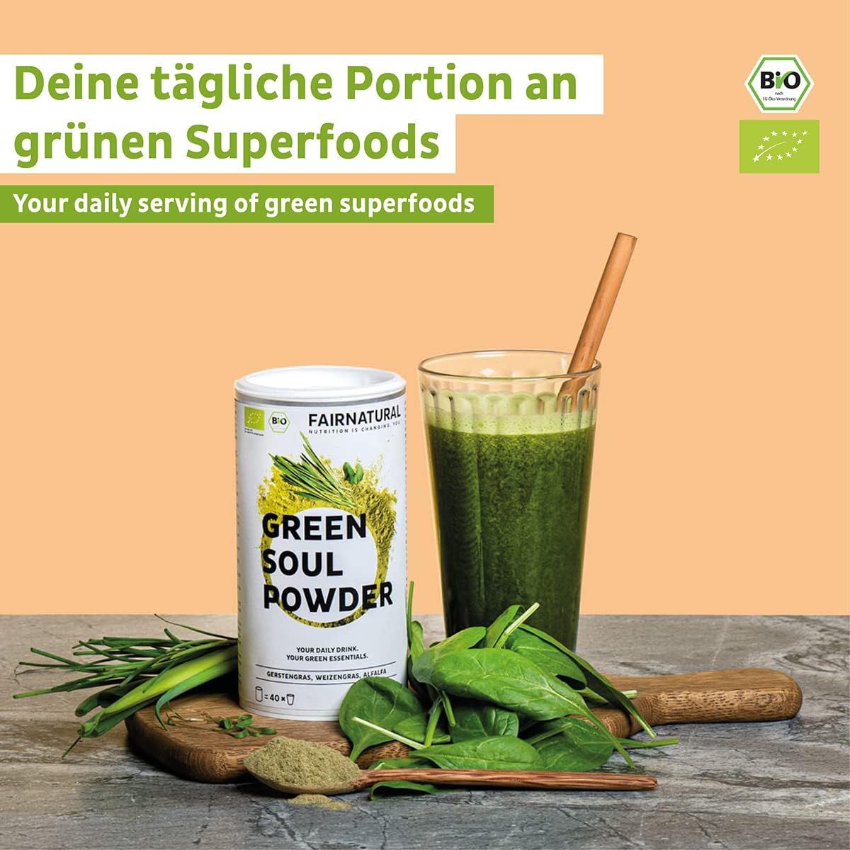 FAIRNATURAL Bio Grünes Superfood Smoothie Pulver