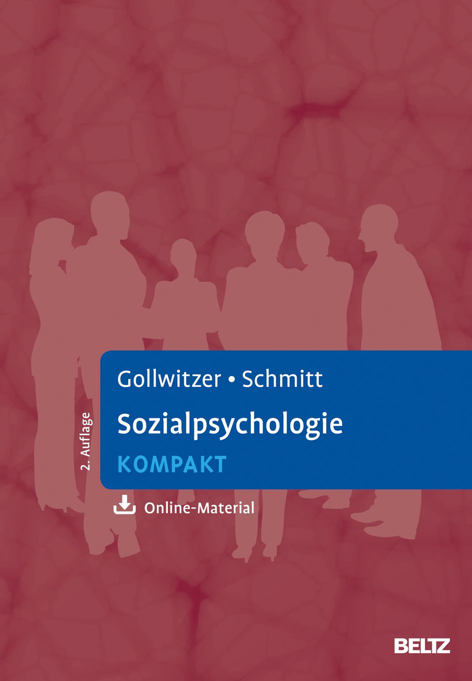 Buchcover: Sozialpsychologie kompakt. Autoren: Gollwitzer, Schmitt. Blaue Schrift auf rotem Hintergrund. BELTZ-Logo.