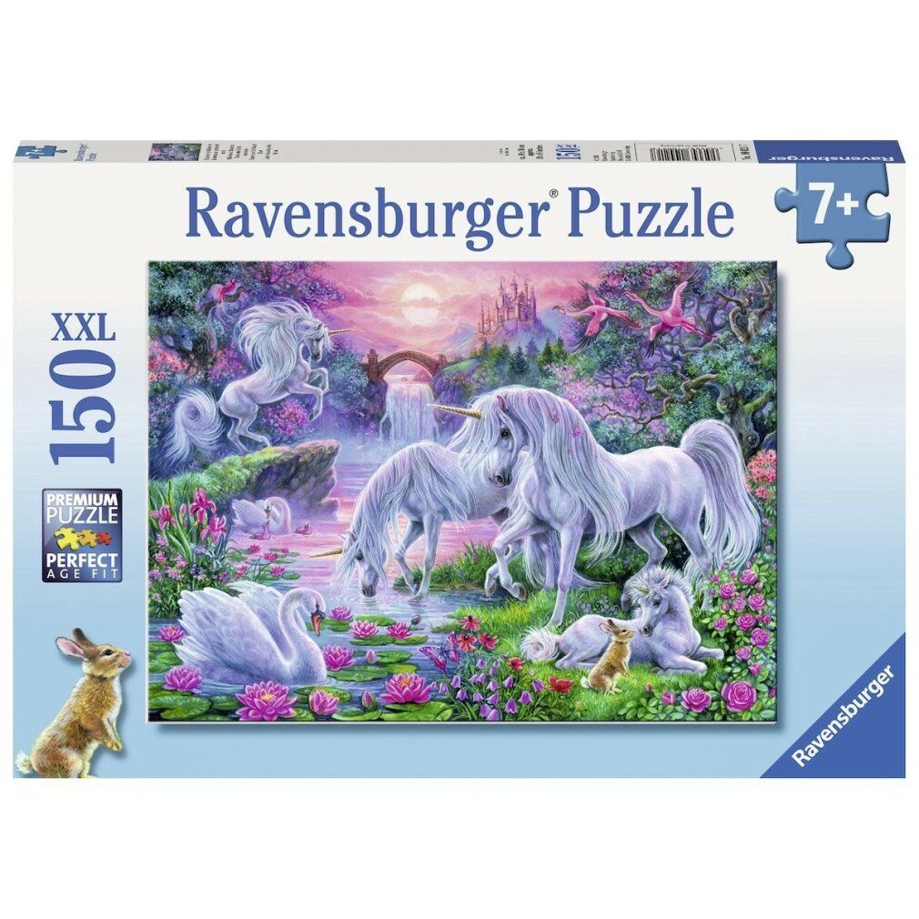 Einhörner im Abendrot - xxl Puzzle 150 Teile