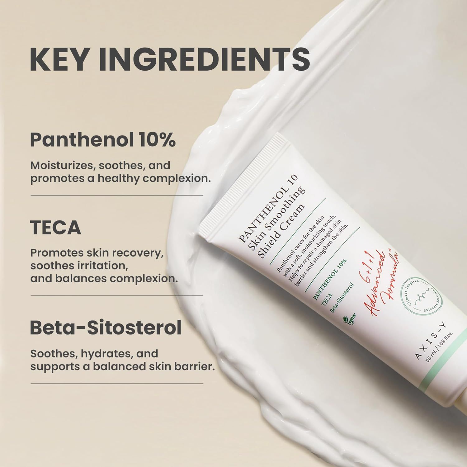 Axis-Y Panthenol 10 Skin Smoothing Shield Cream 50ml