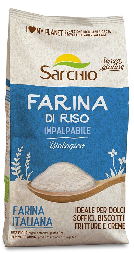 Farina di Riso Senza Glutine Impalpabile - Sarchio