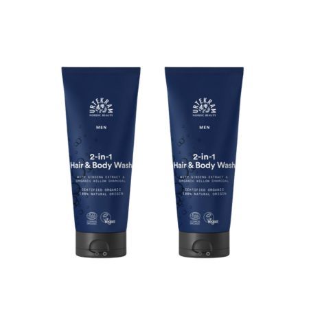 Urtekram Men Hair & Body Wash 2 St Duschgel