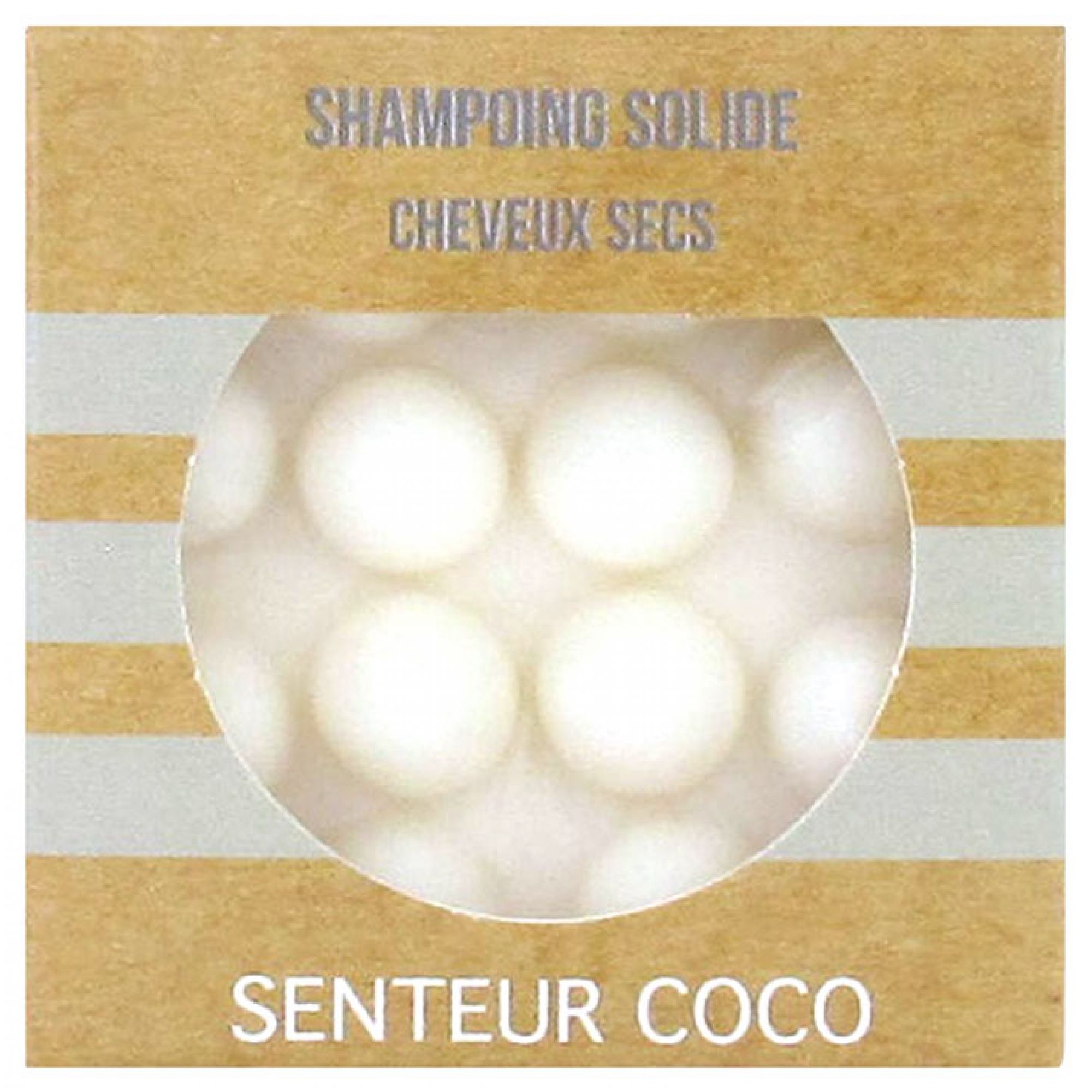 Valdispharm Solid Hair Shampoo Trockener Kokosnuss Duft 55 g 6x3x6 cm