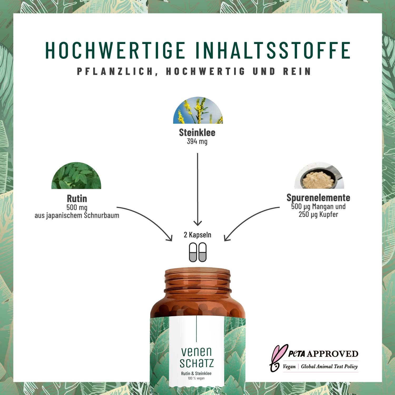 Rutin & Steinklee Komplex - Venenschatz - NATURTREU®