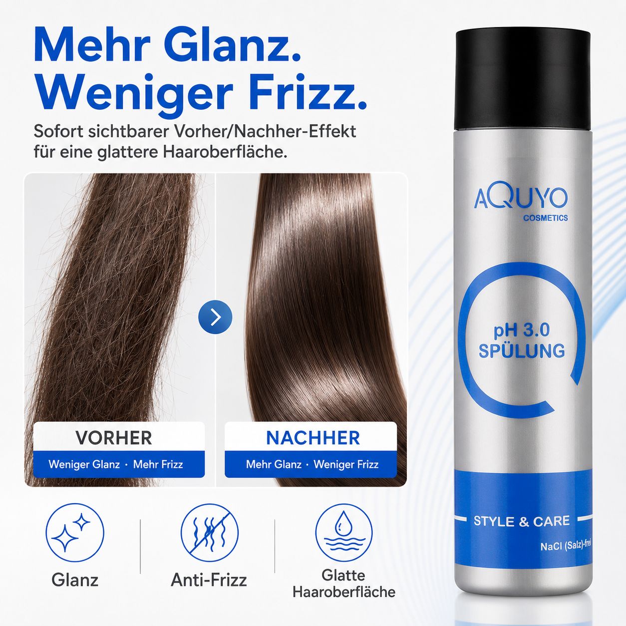 pH 3.0 Sauerspülung für coloriertes & strapaziertes Haar