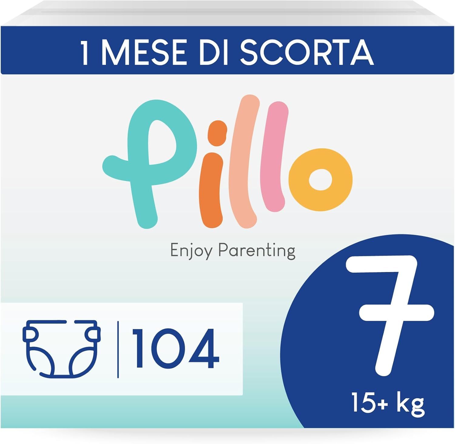 Pillo Windeln Größe 7 XXL 15+ Kg