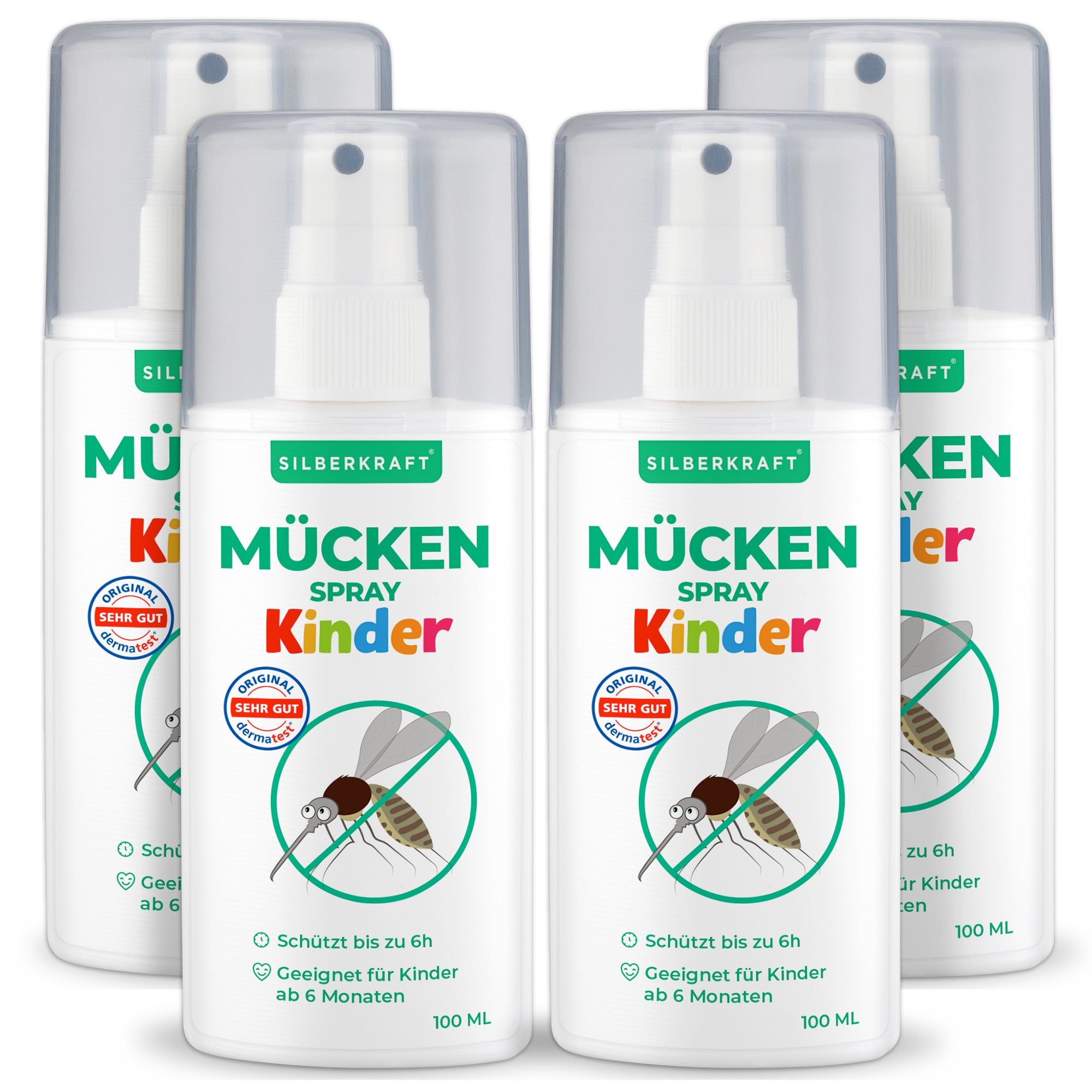 SILBERKRAFT Mückenspray für Kinder