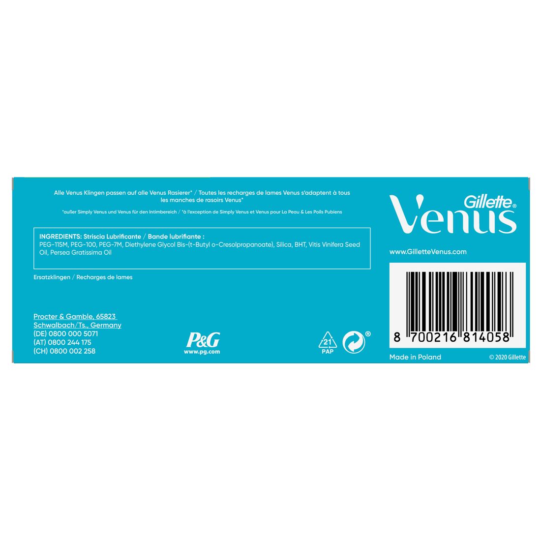 Gillette Venus - Damenrasierklingen "Smooth"