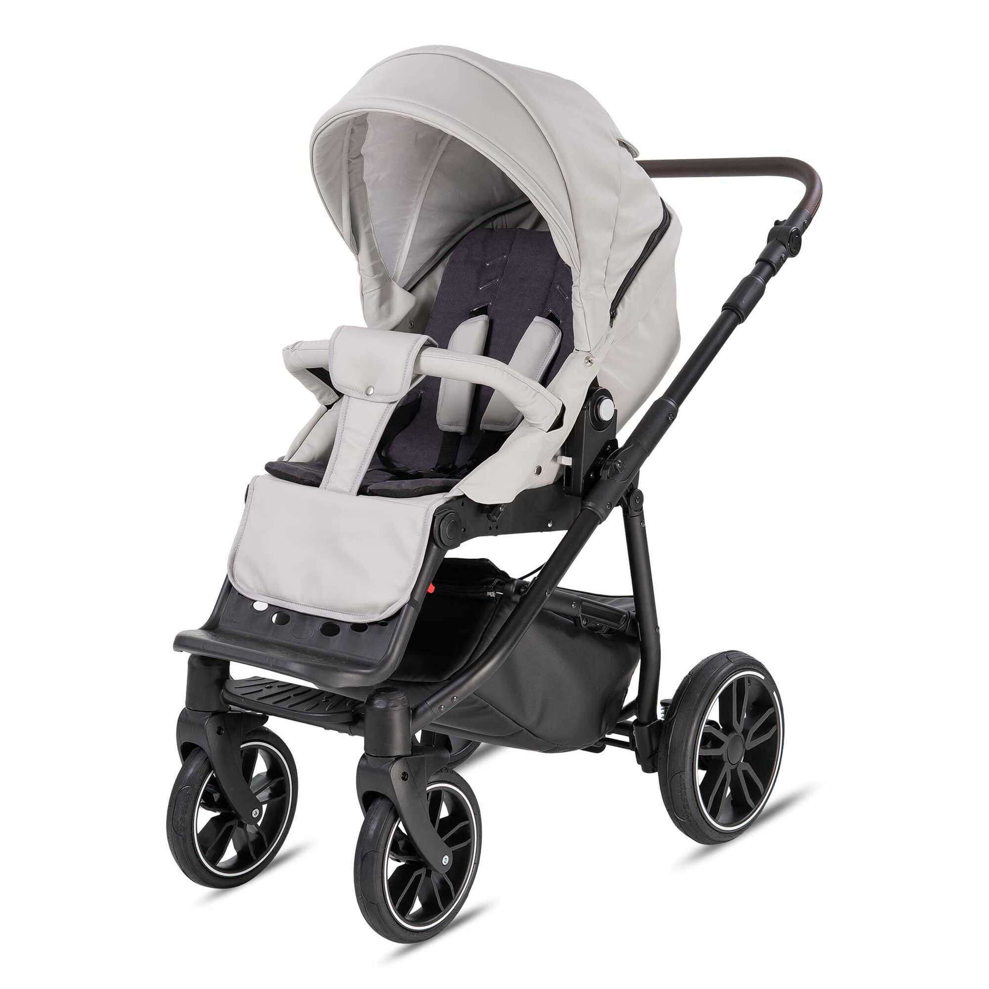 Minigo Beat 2 in 1 Kombikinderwagen GEL Reifen, Light Grey