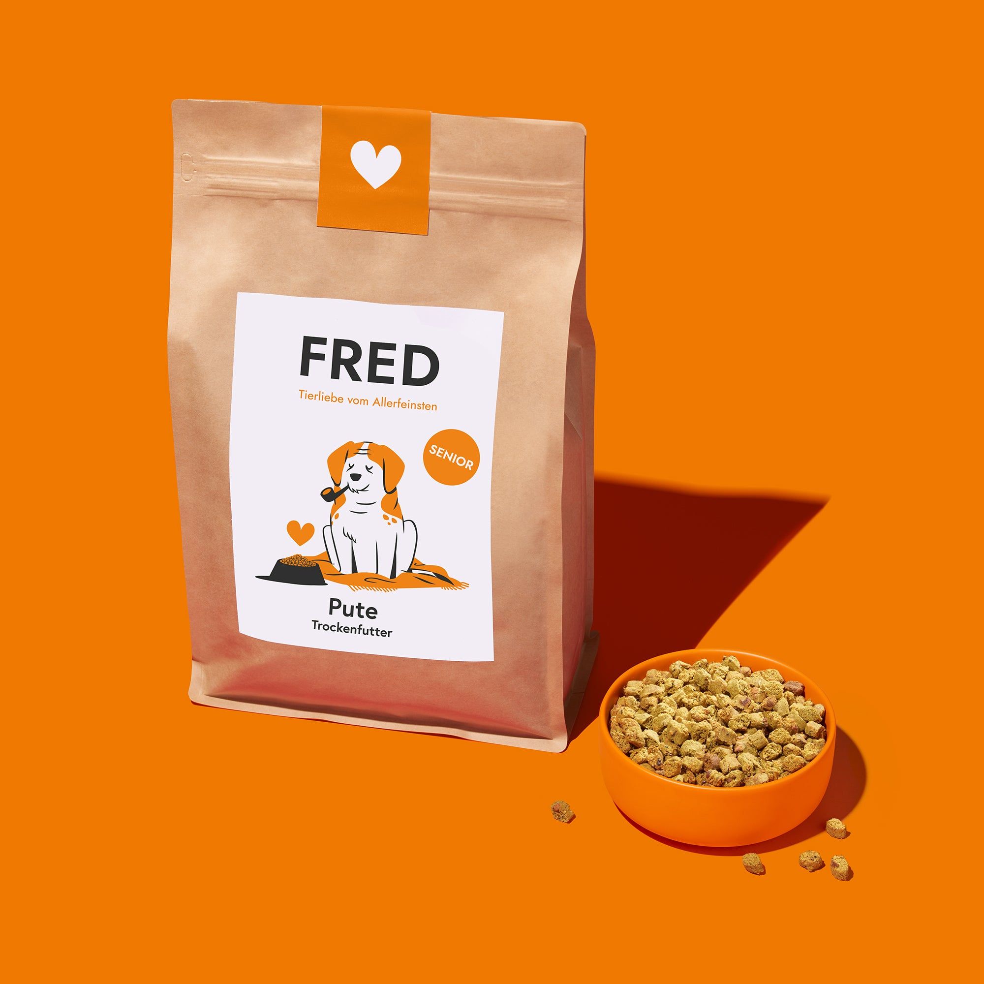 Fred & Felia Trockenfutter Senior Pute 750 g