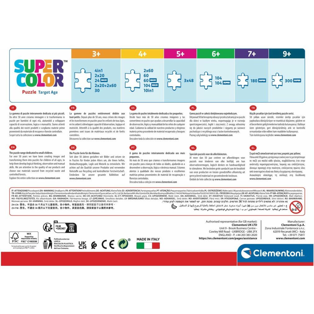 clementoni Puzzle True Magic 300 Teile