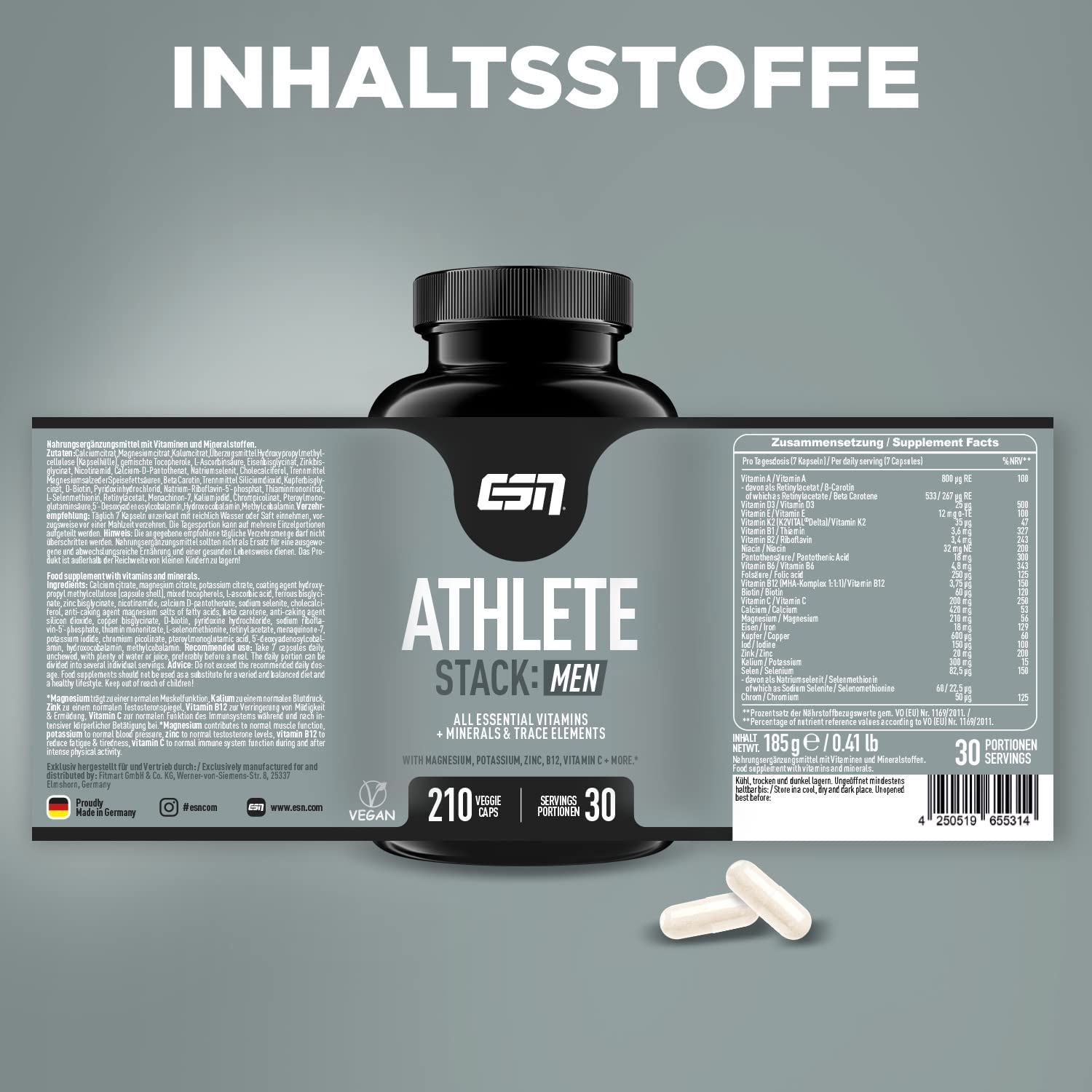 ESN Athlete Stack: MEN 210 St - Shop Apotheke