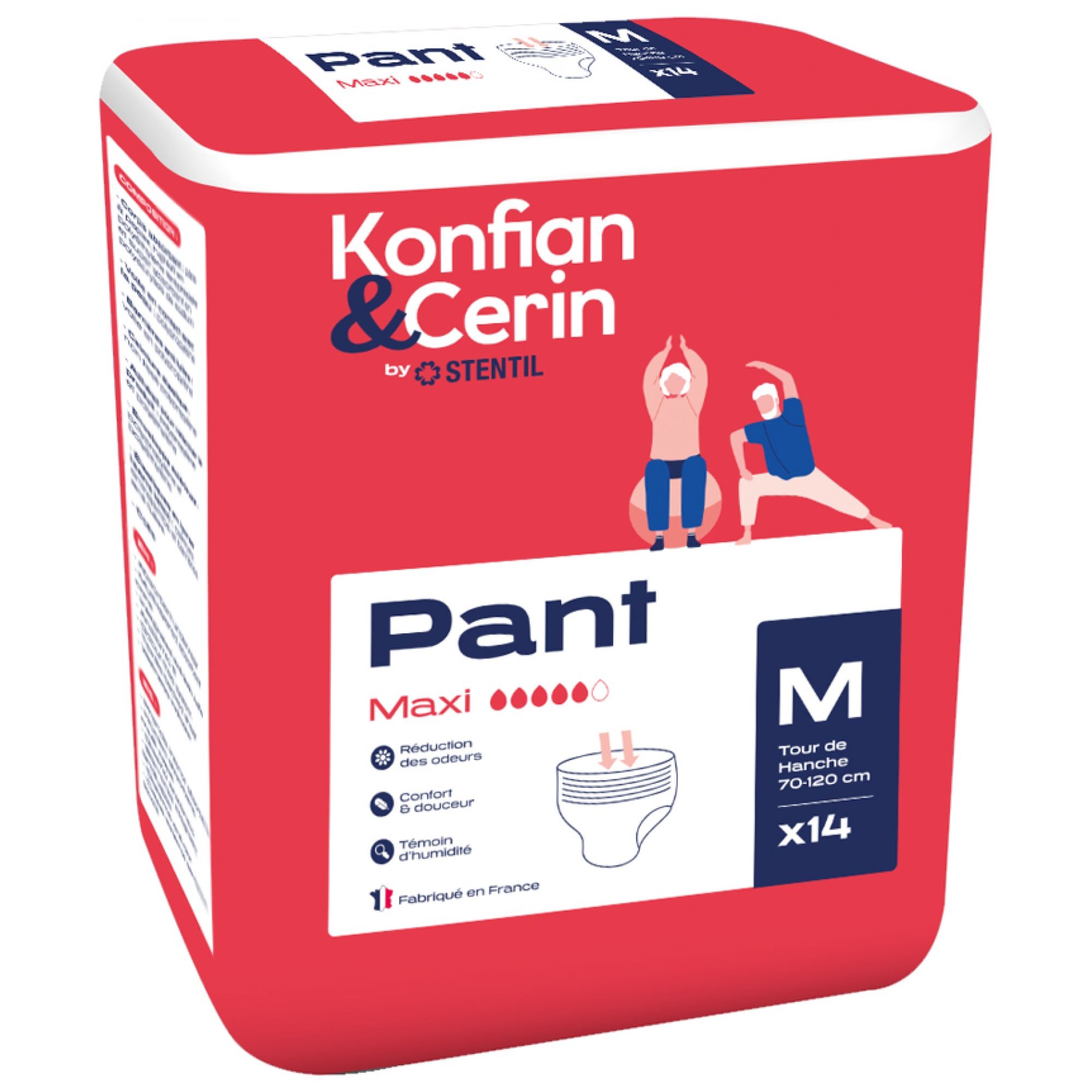 Schablone Absorbierende Höschen Pant Maxi m 25x15,5x25 cm