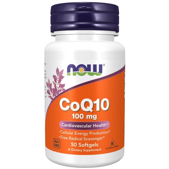 Now Foods Coenzym CoQ10 100 mg 50 Pc