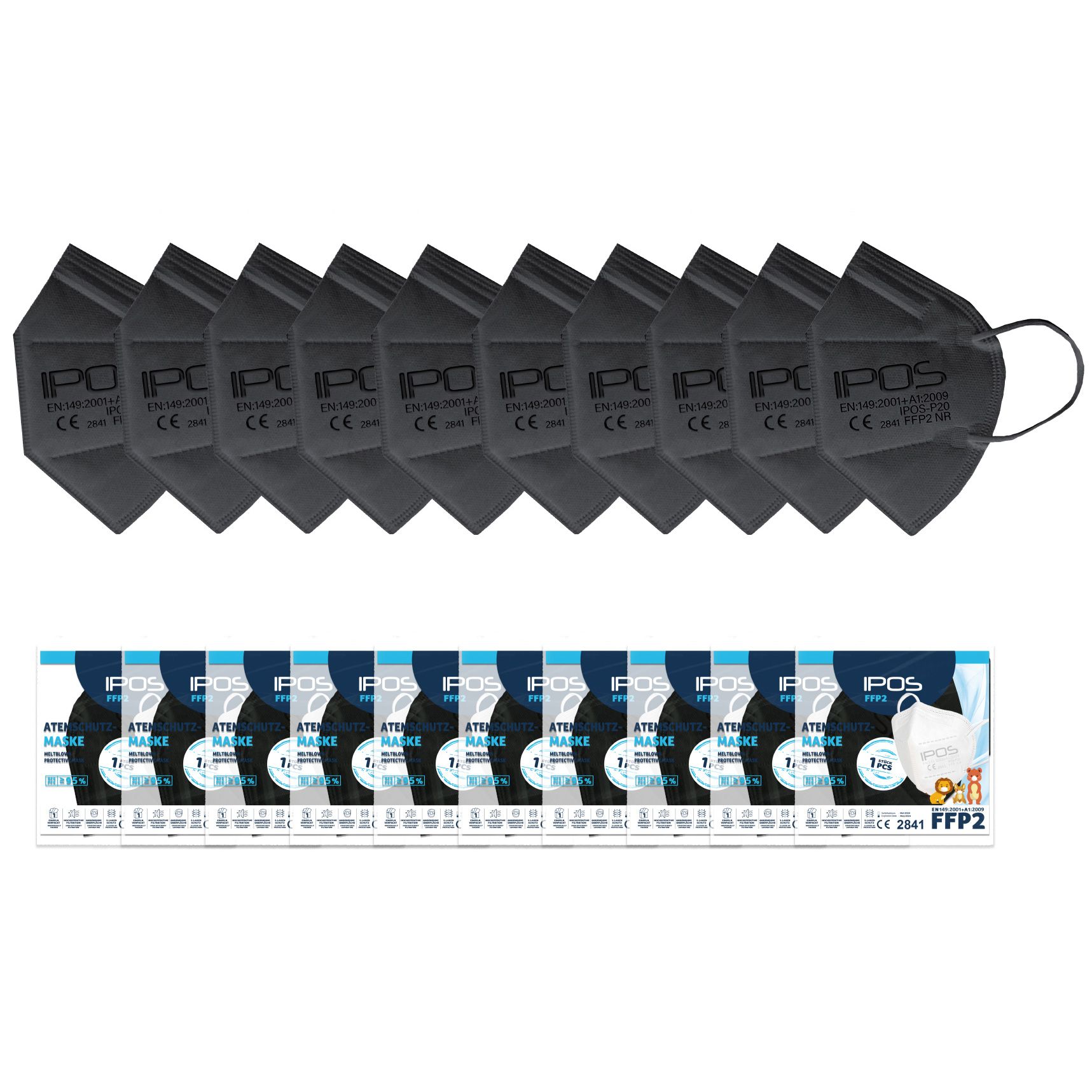 IPOS FFP2 EXTRA SMALL  Atemschutzmasken einzelverpackt